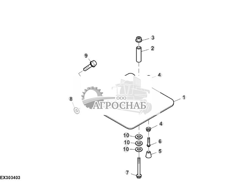 Monitor Mounting Bracket, 5000 Series Tractor W  OOS - ST896141 5.jpg